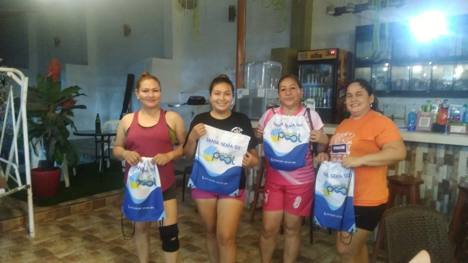 Sudor y sonrisas.
